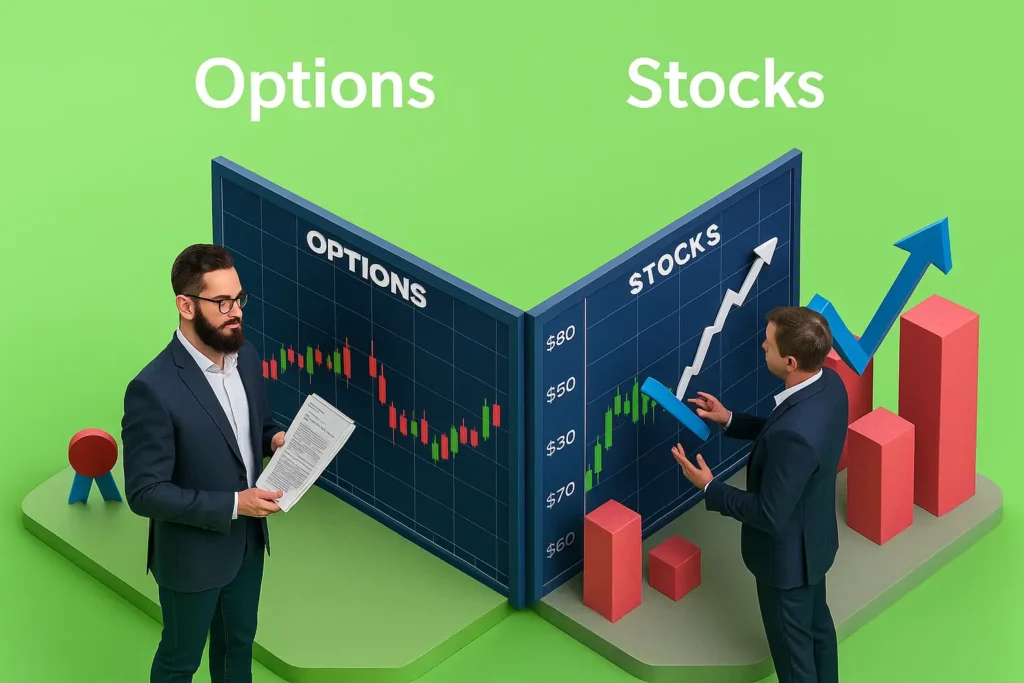 ההבדל בין מניות לאופציות