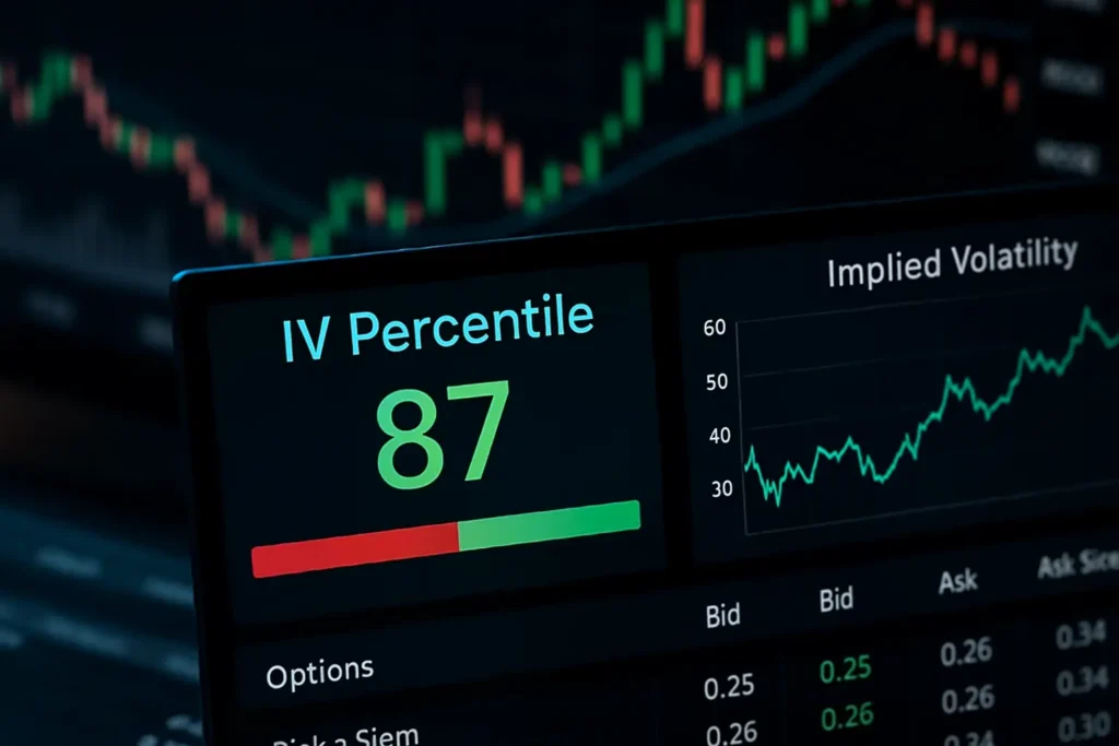 מה זה IV Percentile