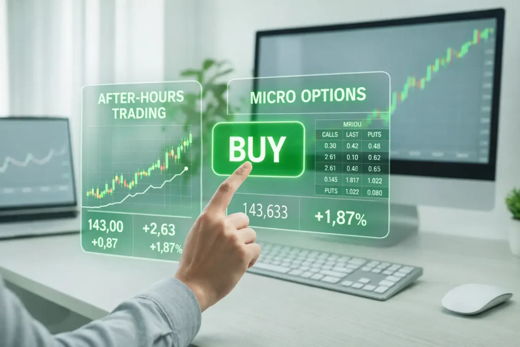 מסחר באופציות אחרי שעות המסחר