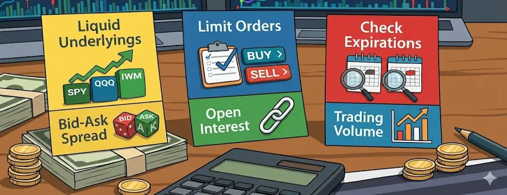 נזילות של אופציות