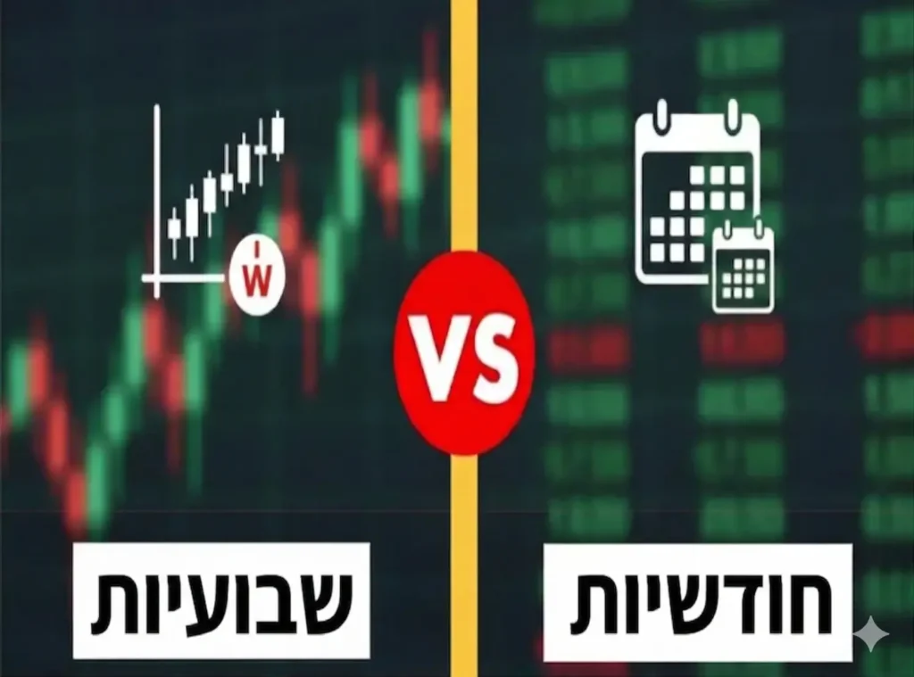 אופציות שבועיות מול חודשיות